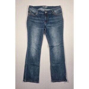 Wrangler Retro Sadie Bootcut Jeans Women's 17/18 x 34 Dark Wash 07MWZDW